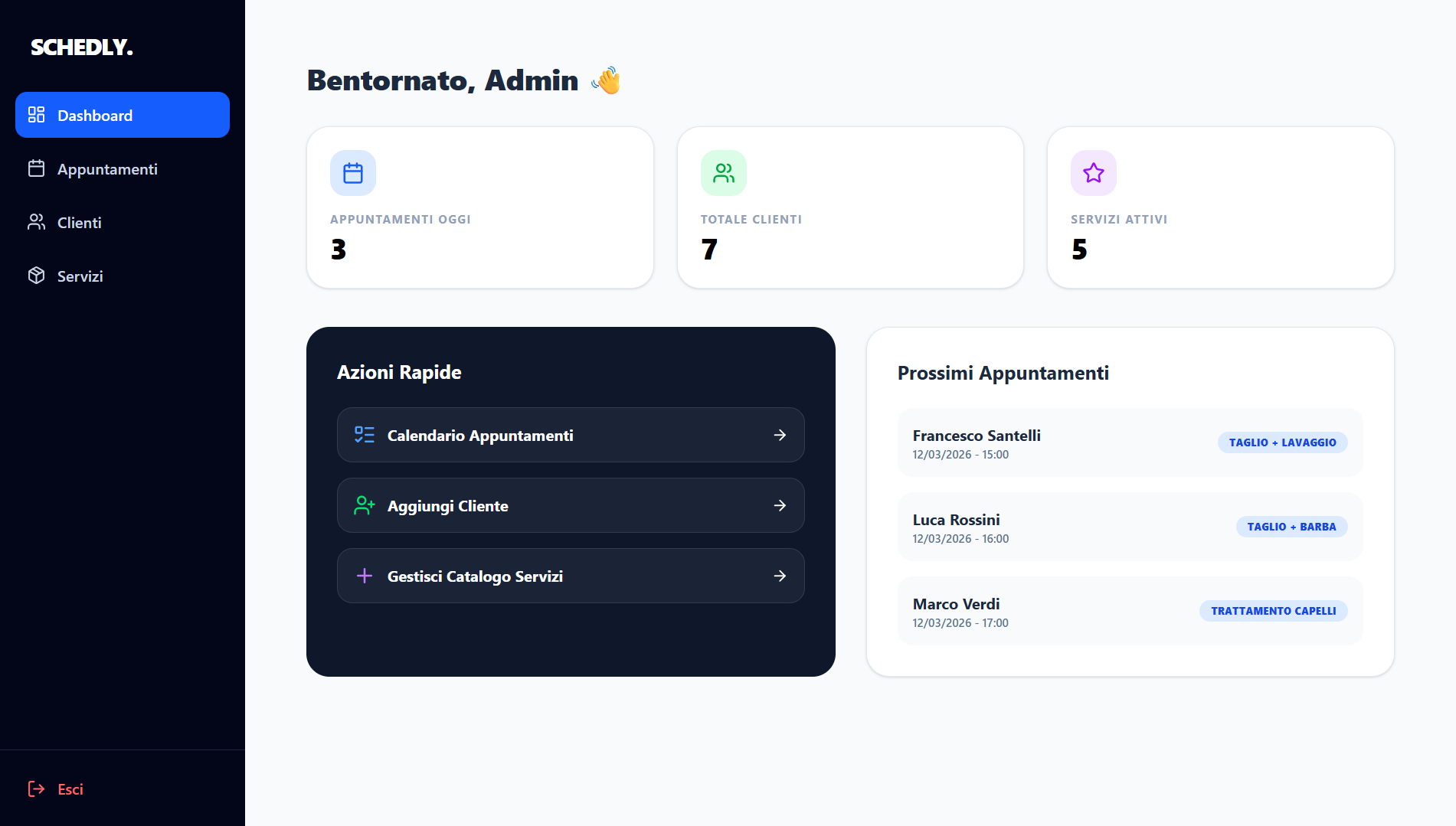 Dashboard Admin